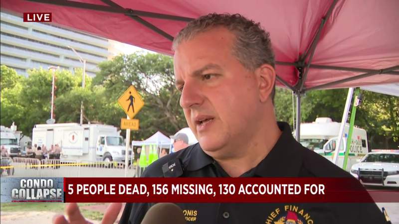 State fire marshal provides insight into efforts to locate victims while fighting fire at Surfside building collapse site