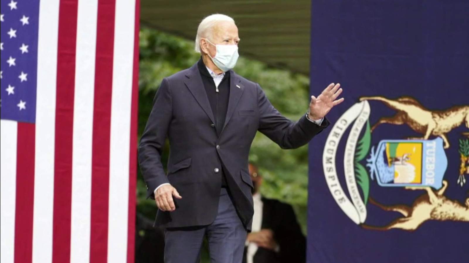 Biden: Trump diagnosis is ‘bracing reminder’ of virus stakes
