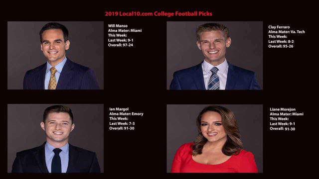 Local10.com college football picks: Week 13