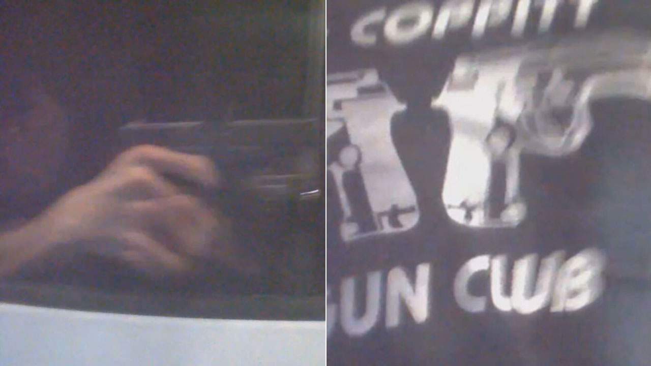 El video muestra que Christopher Luis vestía una camiseta de 'Gun Club' cuando disparó su arma contra un ladrón armado el 13 de febrero en Kendale Lakes.