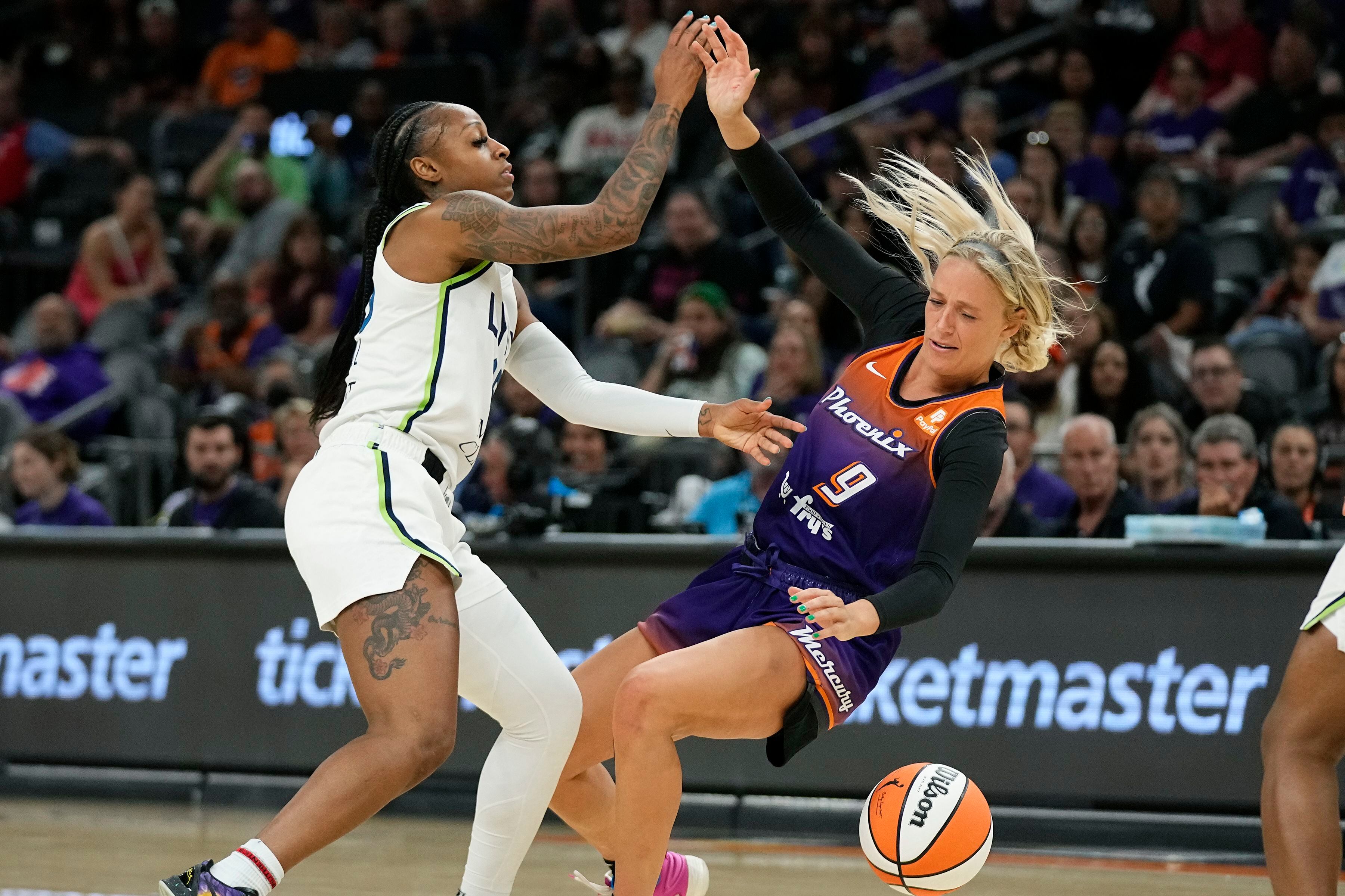 Brittney Griner, Phoenix earn 1st win of WNBA season 90-81; make 13  3-pointers vs Lynx