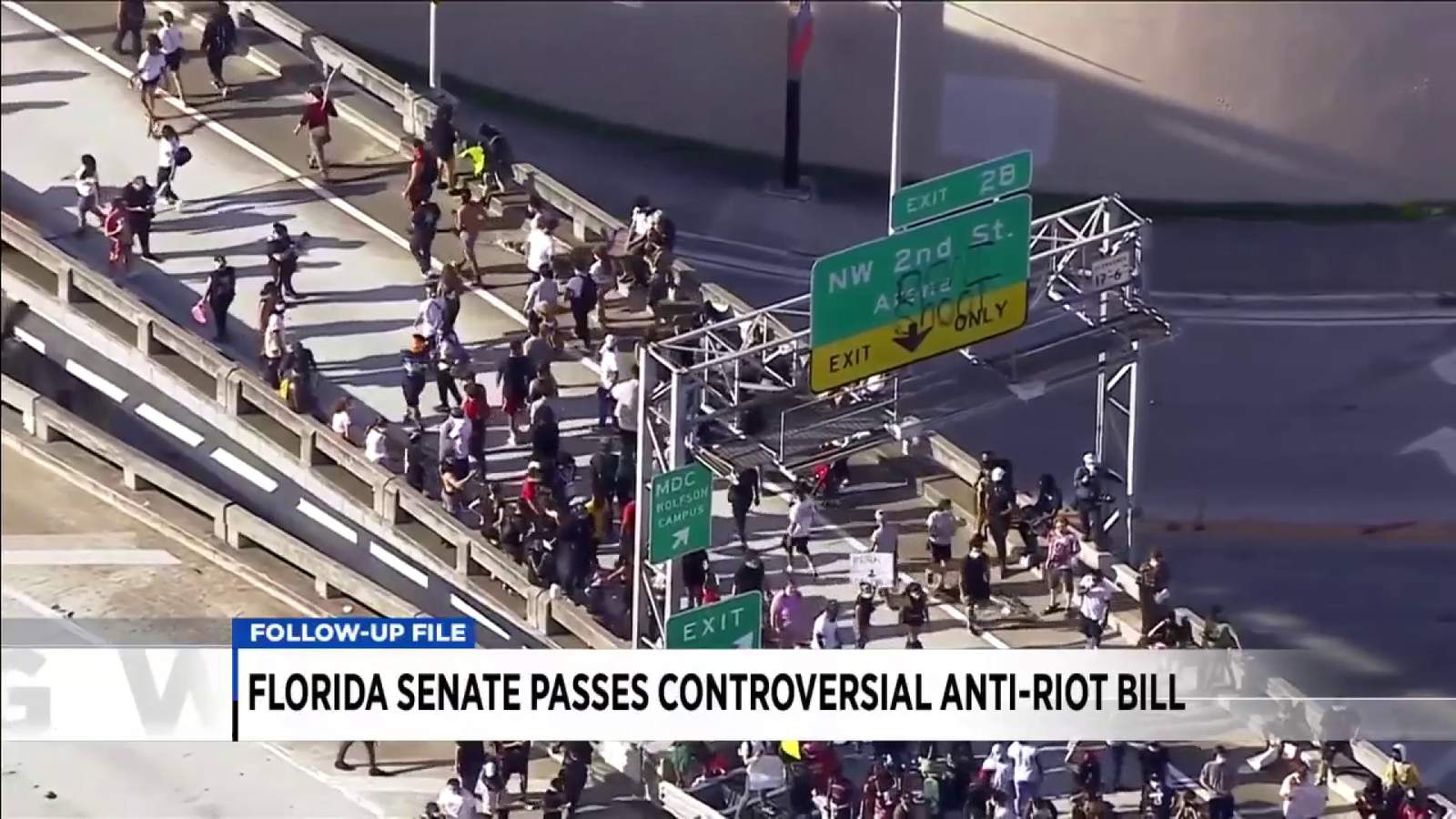Florida ‘anti-riot’ bill goes to governor amid racial strife