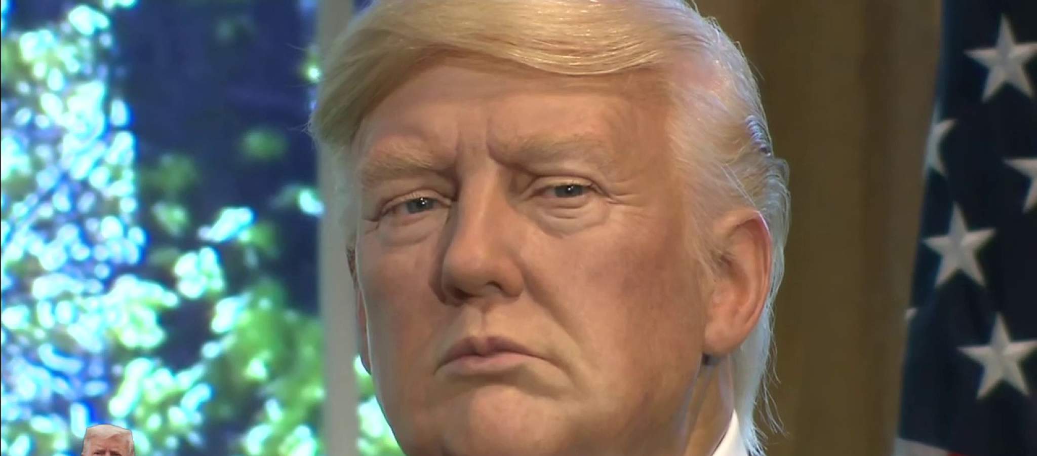 Wax museum removes Donald Trump likeness for repair after it is beaten, scratched