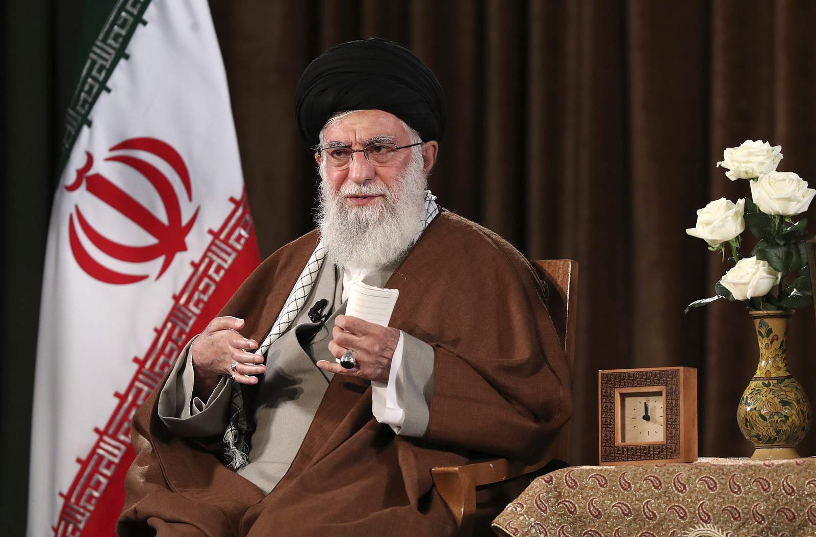 Iran leader refuses US help, citing virus conspiracy theory