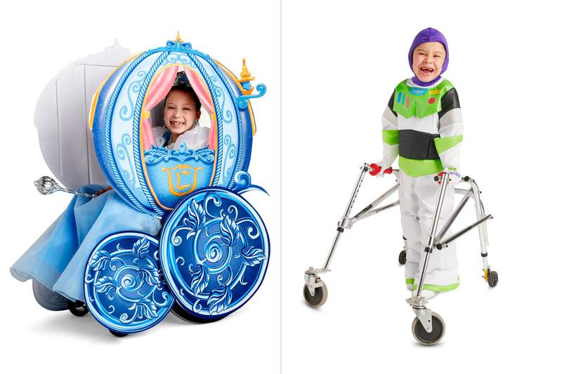 Disney’s Halloween 2021 lineup includes new adaptive and sensory-friendly kids costumes & wheelchair covers