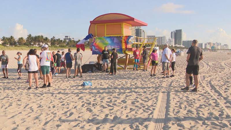 4.9K Community Rainbow Run held in Miami Beach honors lives lost in Orlando nightclub massacre