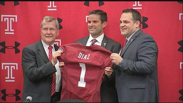 Manny Diaz Introduced As Temple Head Coach Says He Ll Coach