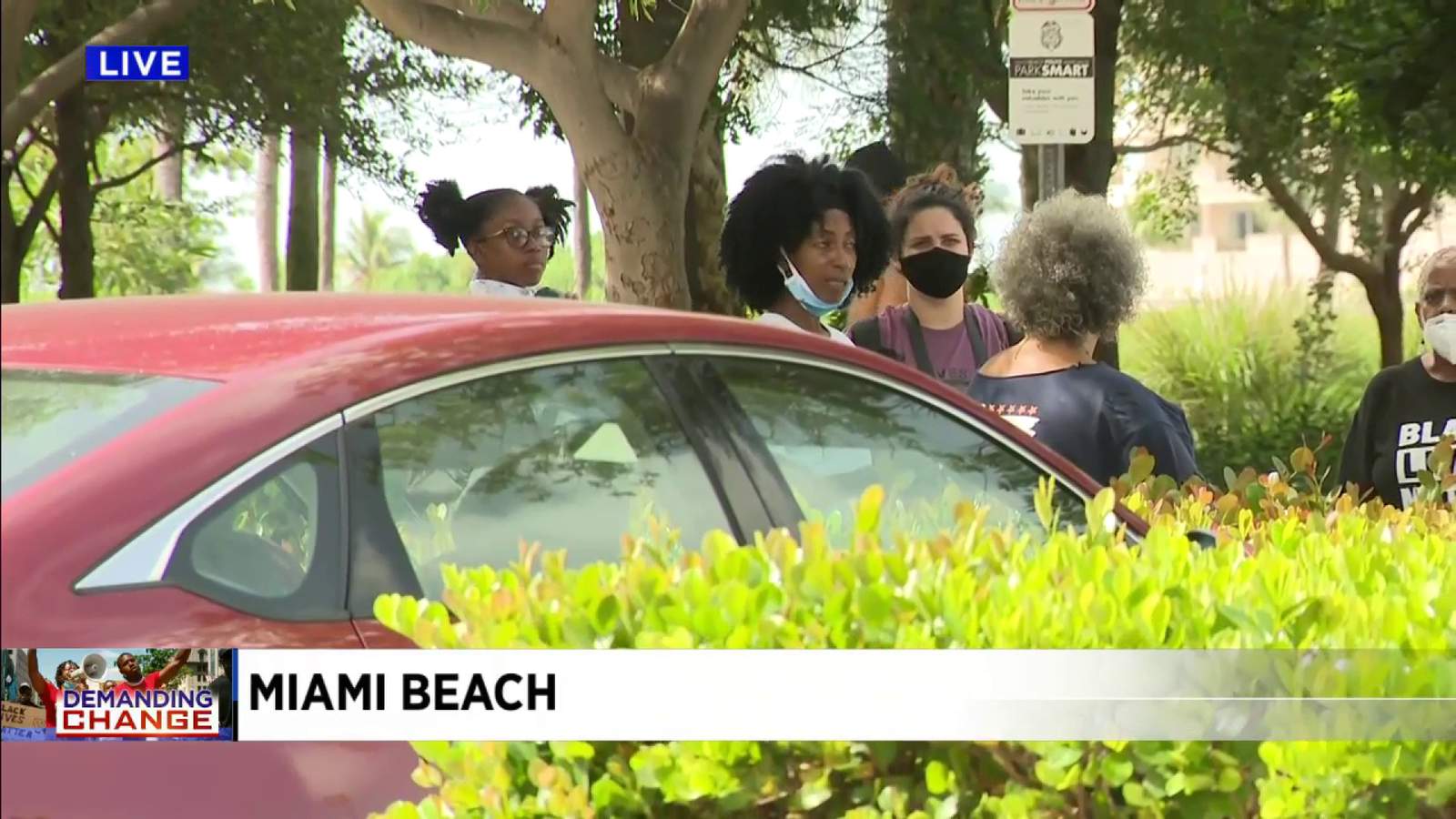 13-year-old activist organizes Black Lives Matter protest on Miami Beach