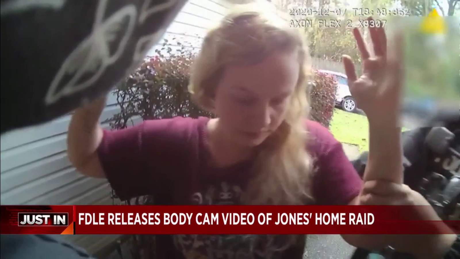 Bodycam video of Rebekah Jones home raid released