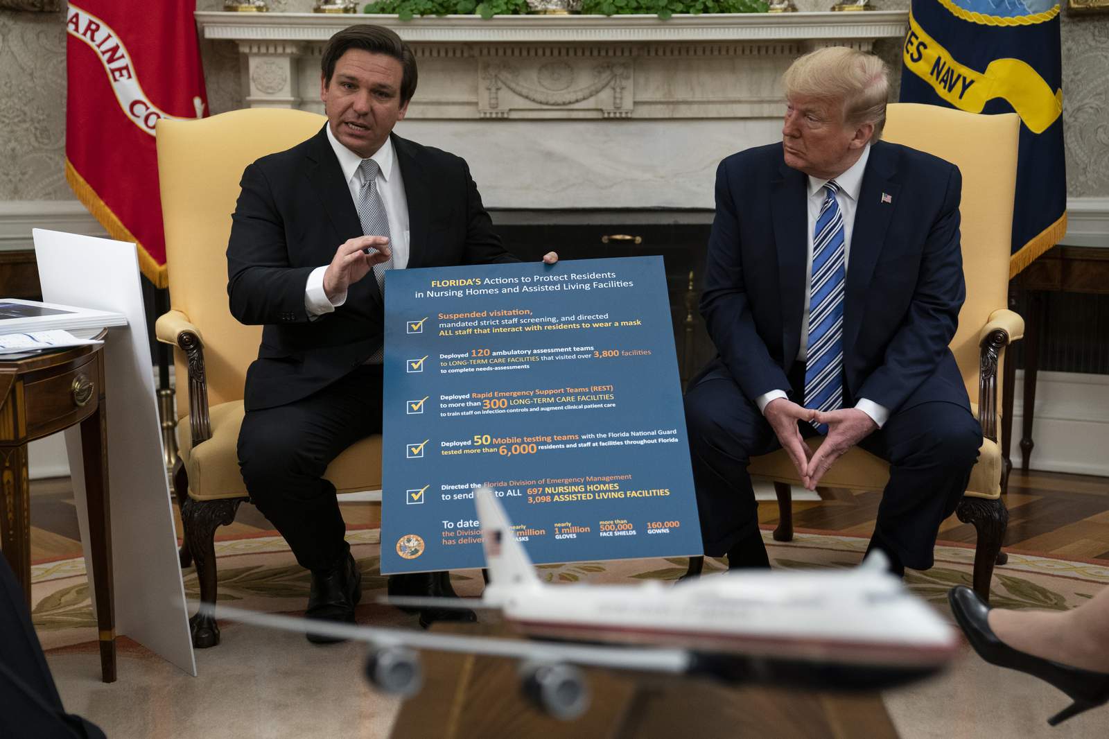 DeSantis discusses Florida’s reopening plan with Trump before releasing it on Wednesday