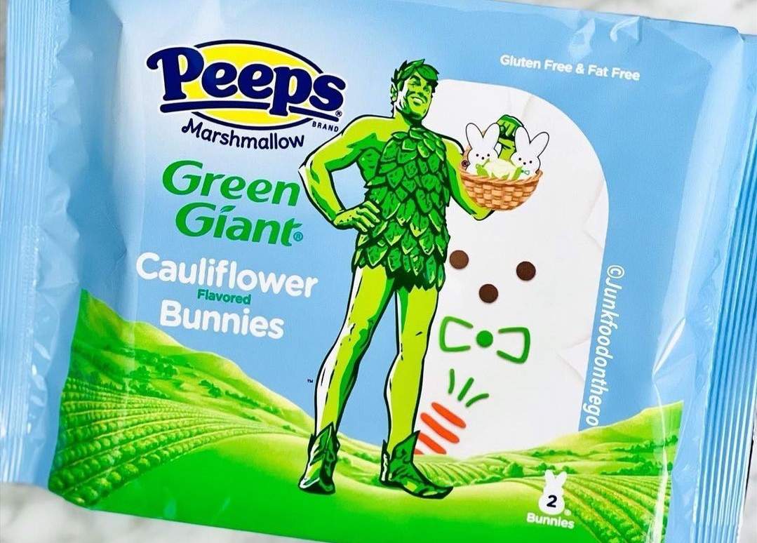 Cauliflower-flavored PEEPS now exist thanks to collaboration with Green Giant