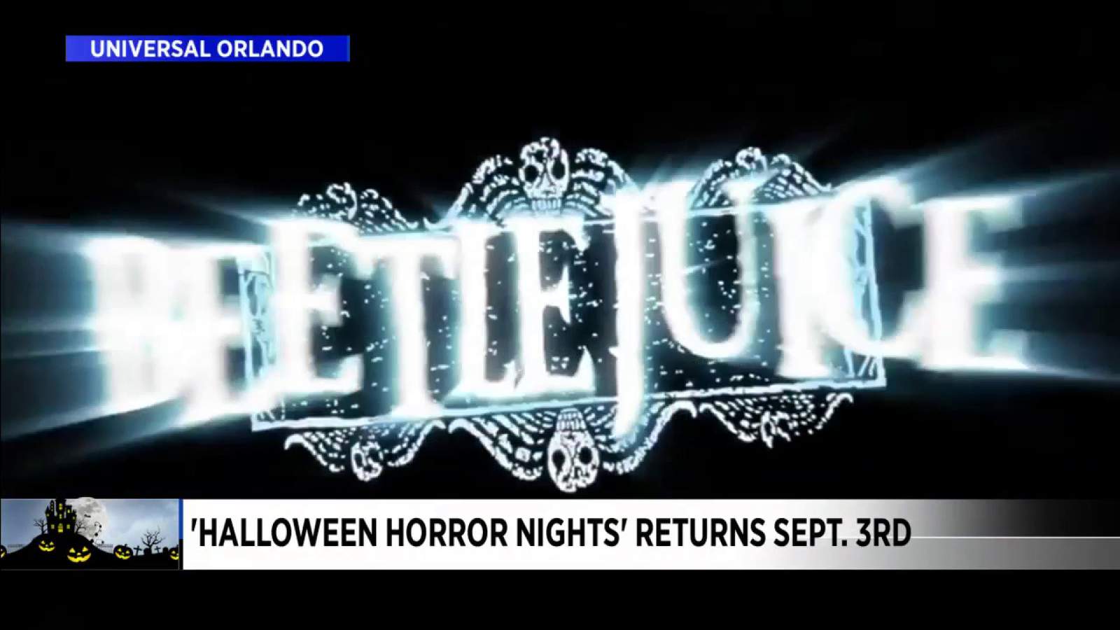‘It’s showtime’ Beetlejuice will headline Halloween Horror Nights in Orlando