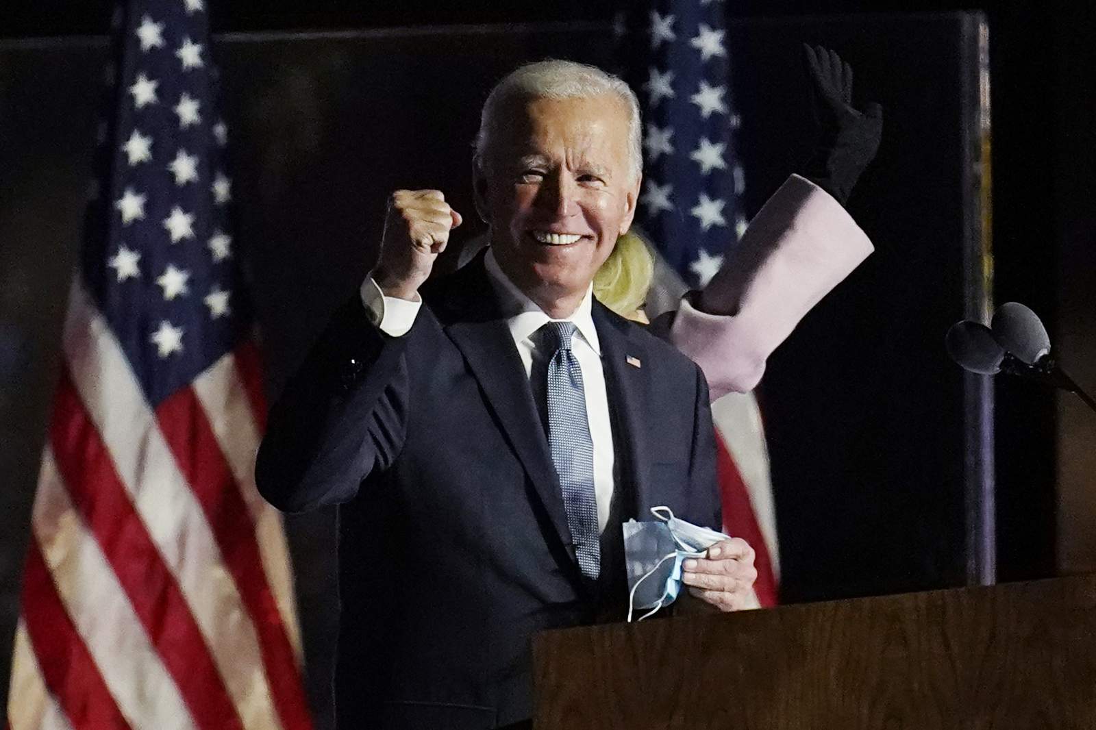 The Latest: Biden begins Election Day visiting son's grave