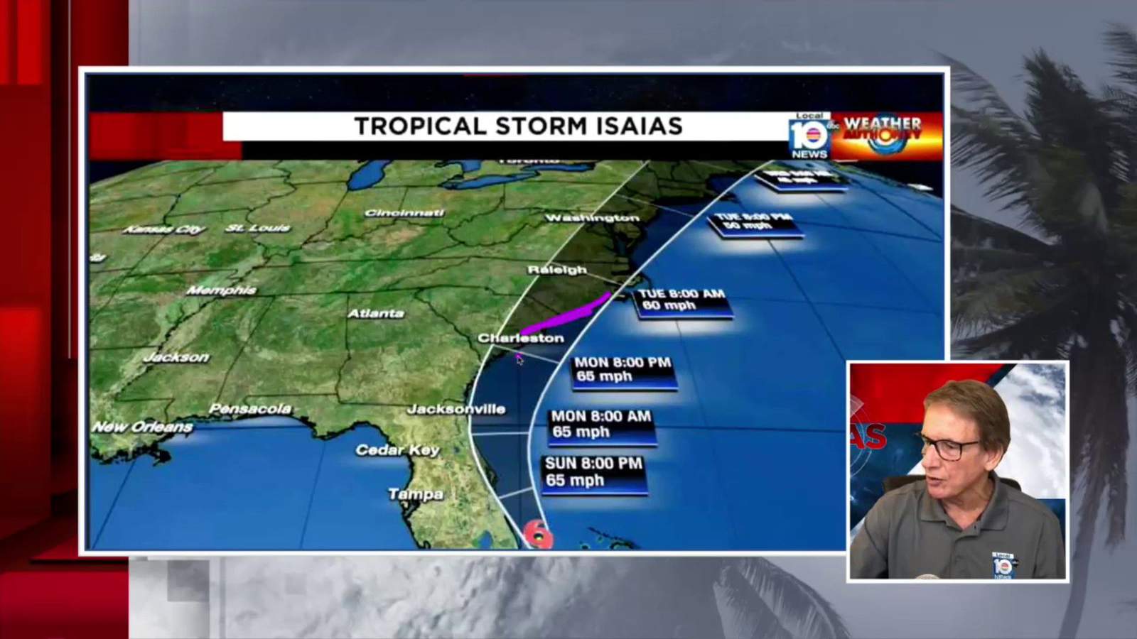 Norcross: Florida coast spared as Tropical Storm Isaias moves north