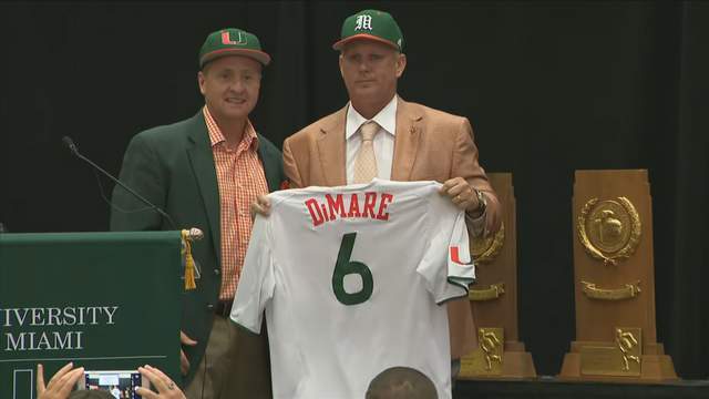 Gino Dimare Introduced As New Hurricanes Baseball Coach
