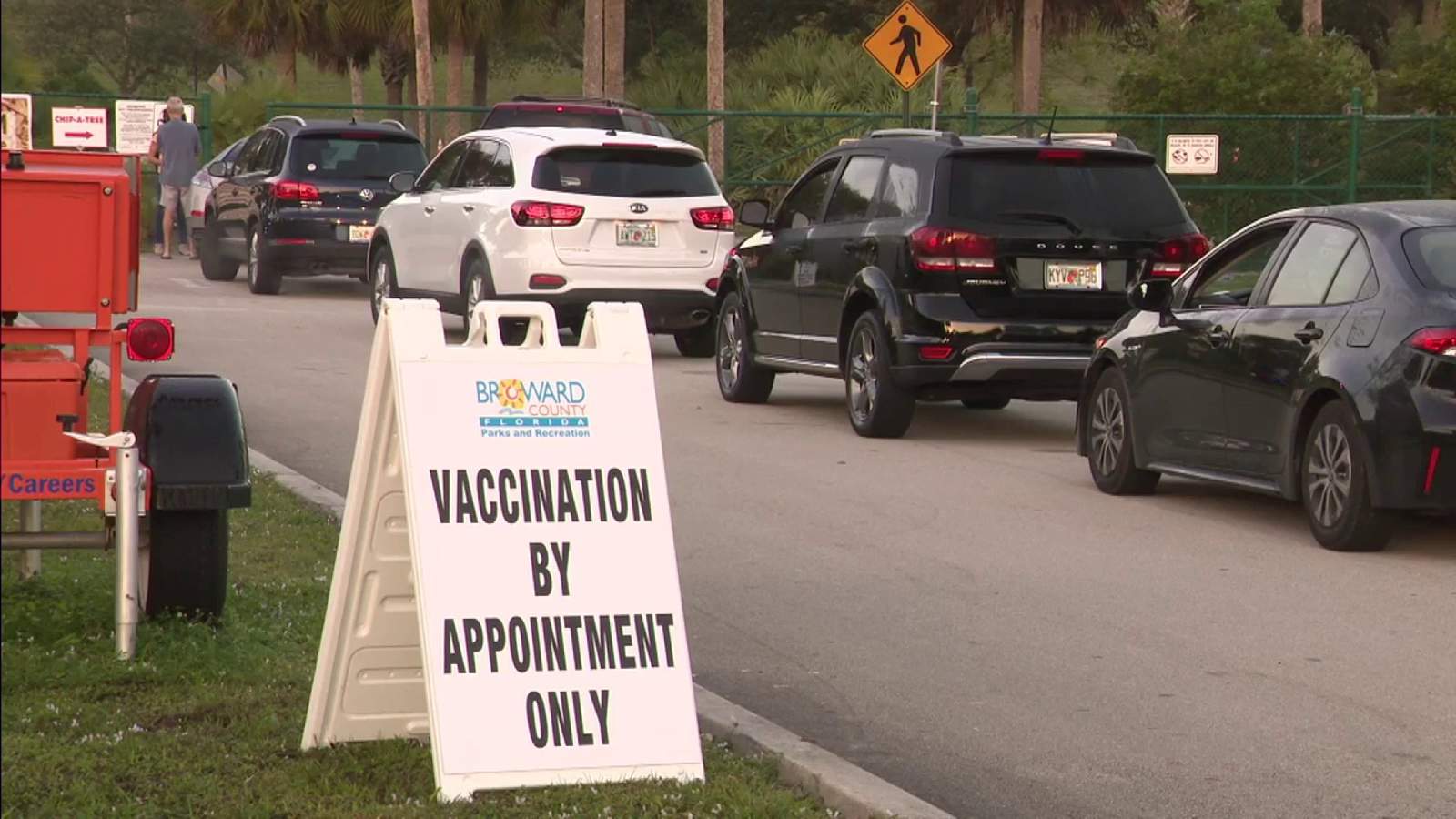 Day 1 of COVID-19 vaccine rollout in Broward County less than smooth sailing