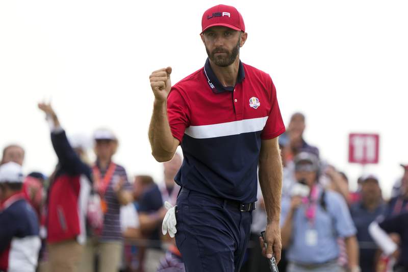 DJ settles score at Whistling Straits, winning all 5 matches