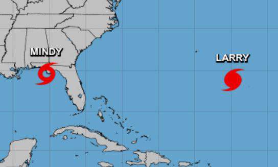 Tropical Storm Mindy makes landfall on Florida Panhandle