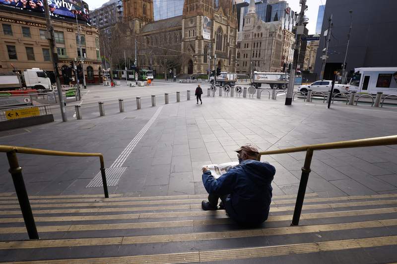 The Latest: Australia capital's lockdown until no more virus