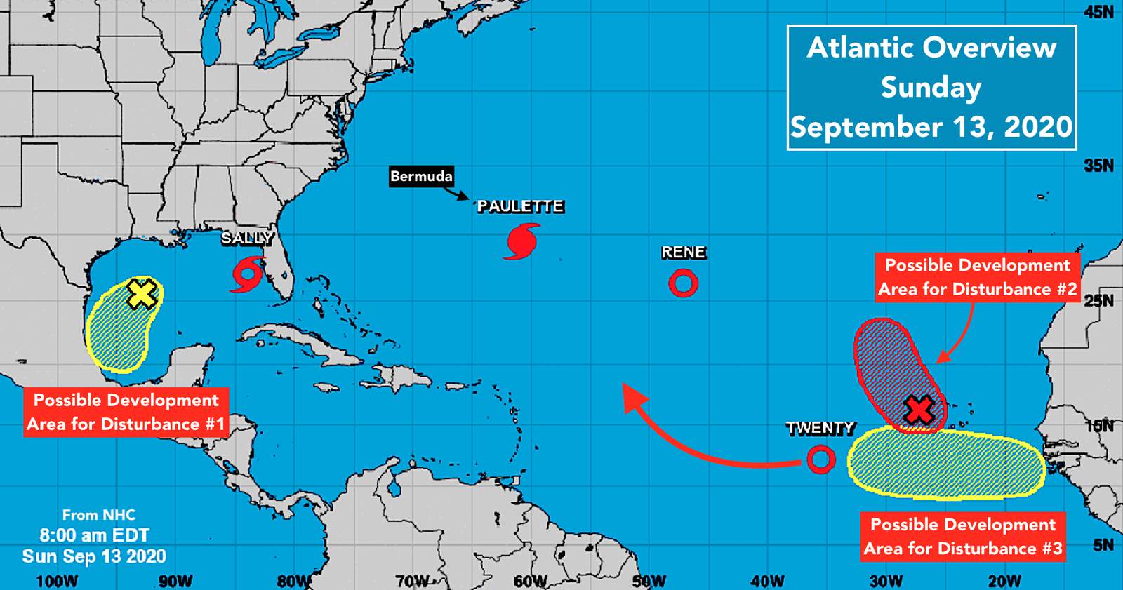 Norcross: All eyes on Sally in Gulf while there’s good news from eastern Atlantic