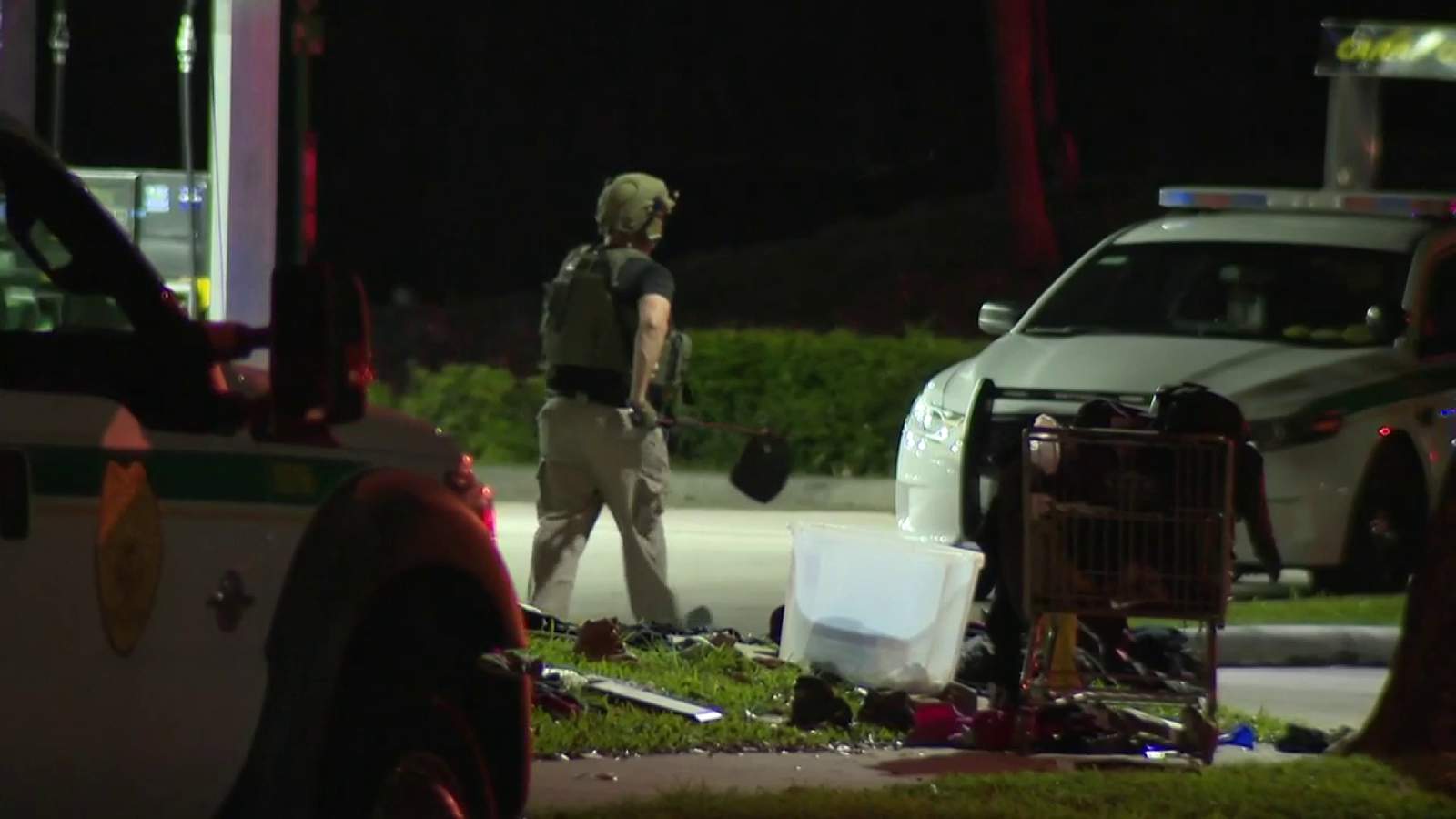 Police officers find ‘possible grenade’ near gas station in Miami-Dade