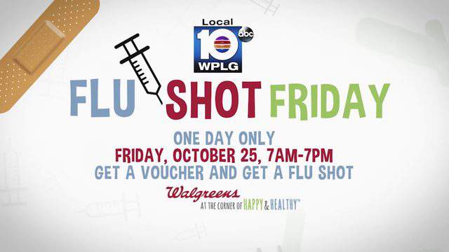 Local 10 Walgreens Team Up For Flu Shot Friday