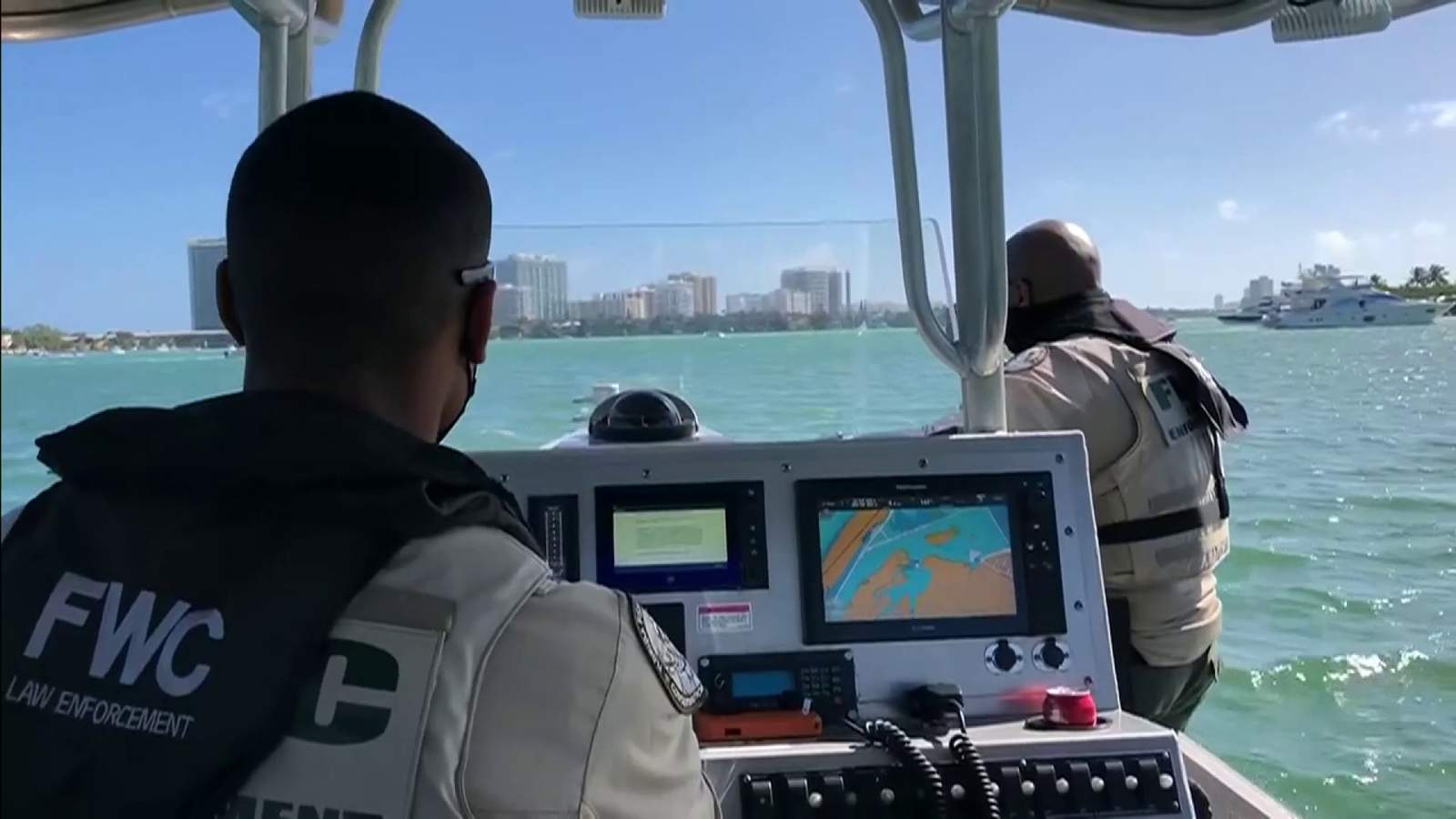 Officers search for impaired boaters during New Year celebrations