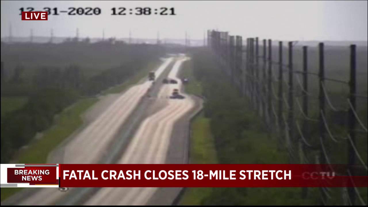 All lanes now open after fatal crash near 18-Mile Stretch