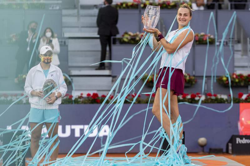 Sabalenka wins Madrid Open; Zverev faces Berrettini in final