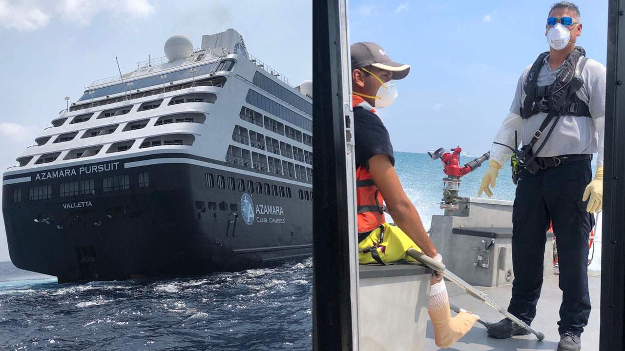 Miami-Dade paramedics rescue man from Azamara Pursuit cruise ship