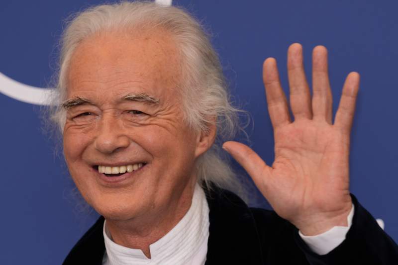 Jimmy Page at Venice film fest to present Led Zeppelin doc
