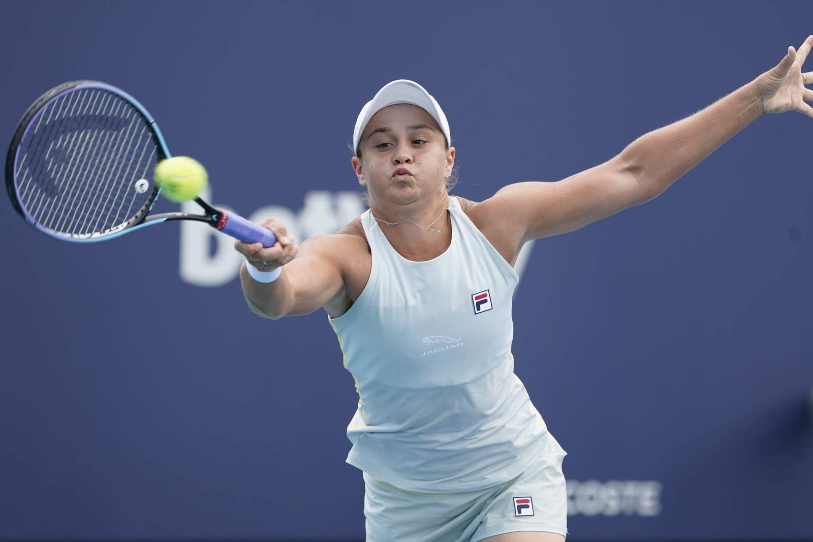 Barty, Medvedev rise to challenge on tough day at Miami Open