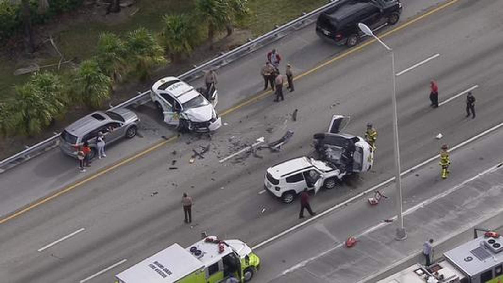 WATCH LIVE: Wrong way driver causes police-involved accident in Miami-Dade