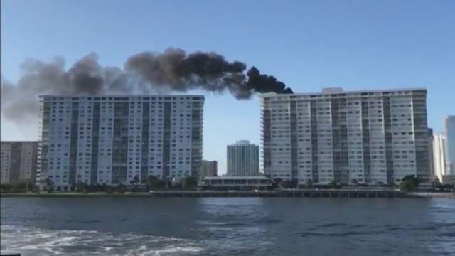 High Temperatures Caused Fire On Roof Of Sunny Isles Beach High Rise Officials Say