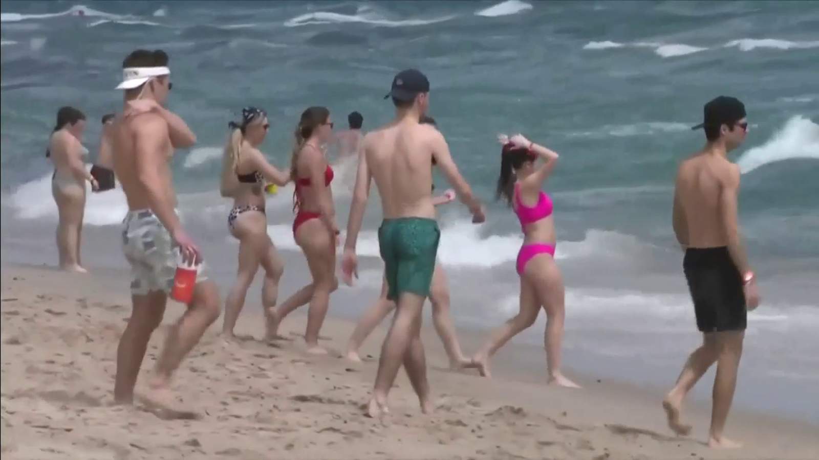 Spring break begins as tourists hit Miami Beach to escape the cold
