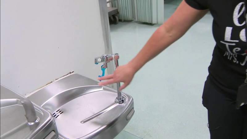 Back to school prep: Forest Hills Elementary gets touchless water fountains, hand sanitizing stations, signs on COVID prevention