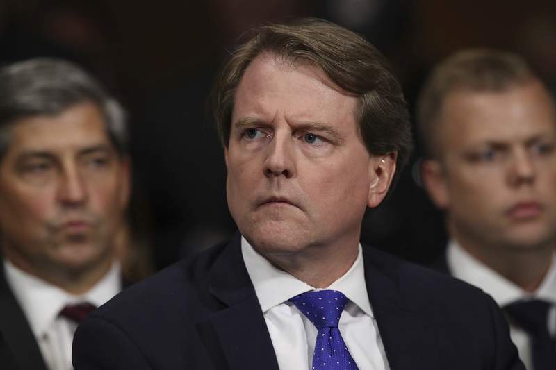 Deal reached for ex-White House counsel McGahn's testimony
