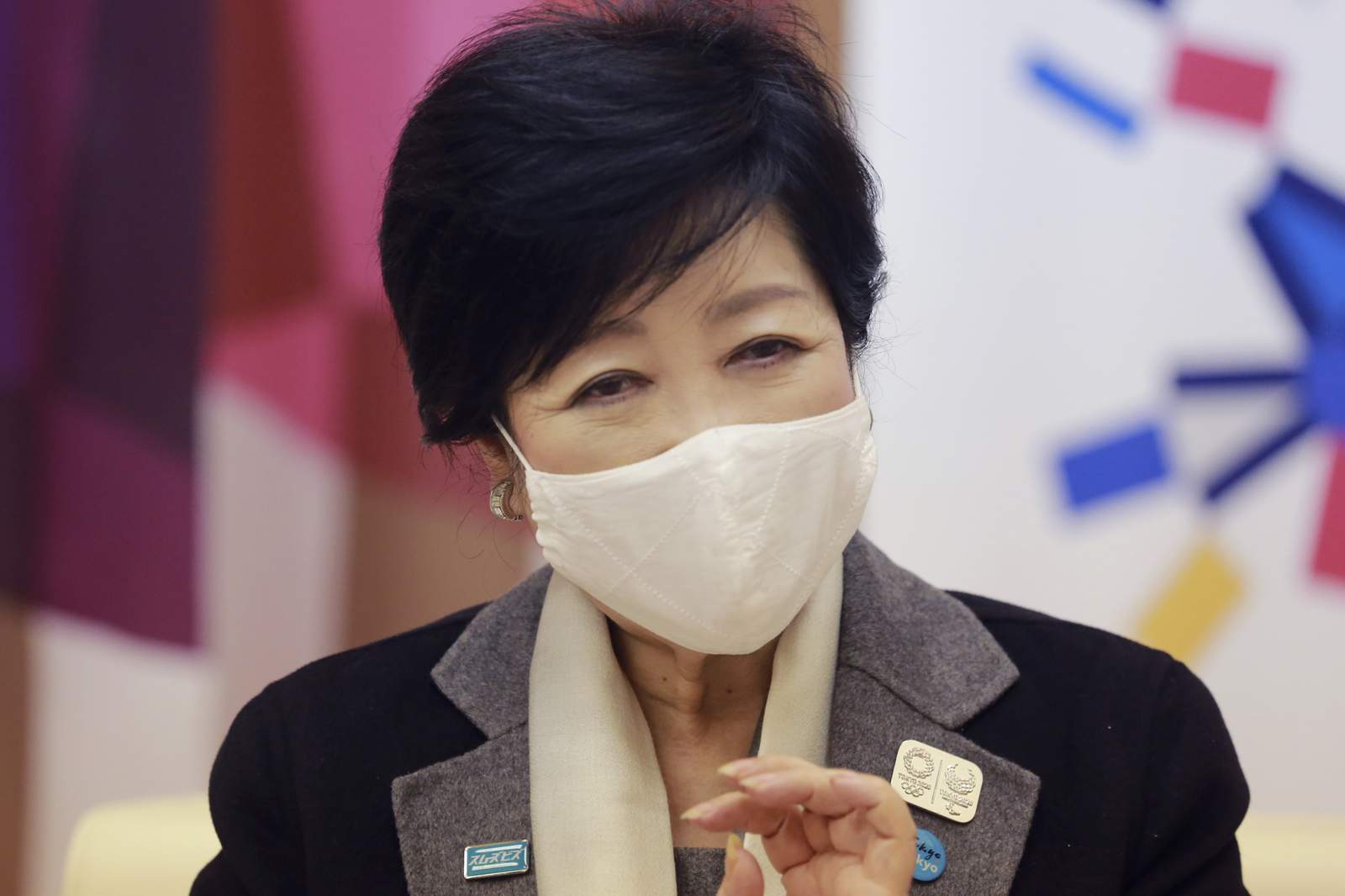 AP Interview: Tokyo leader: Vaccines give hope for Olympics