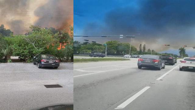 Rain Helps To Put Out Brush Fire But Not Before Leaving