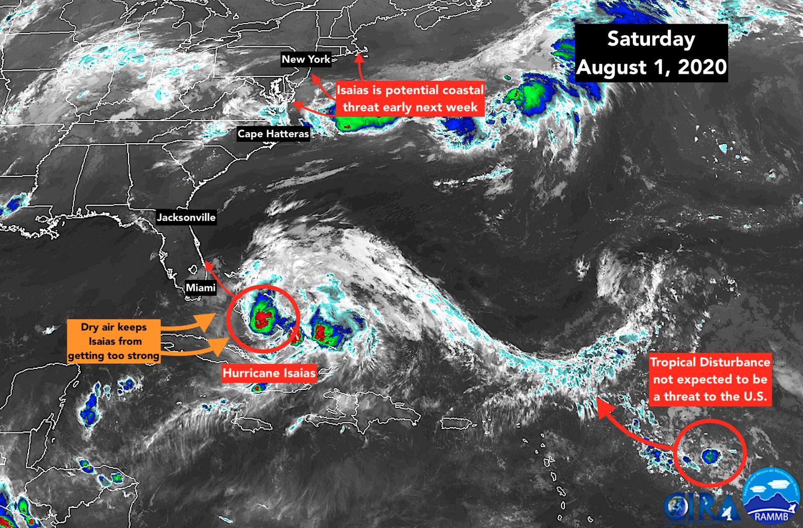 Norcross: Hurricane Isaias to impact Florida beginning today