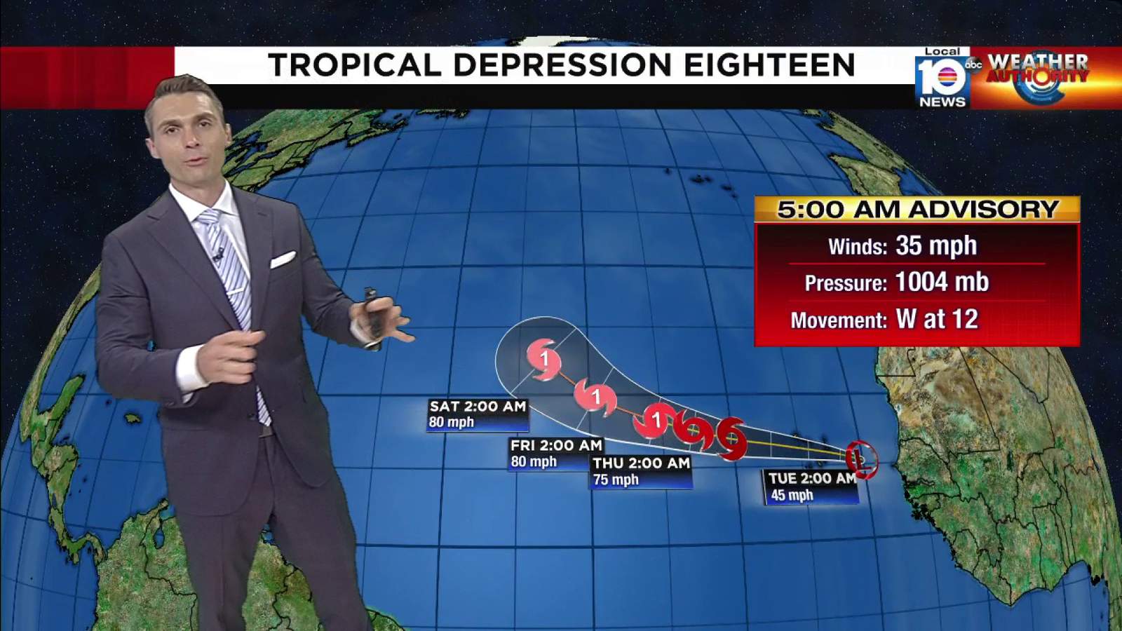 Two tropical storms (Paulette and Rene) forecast to form today