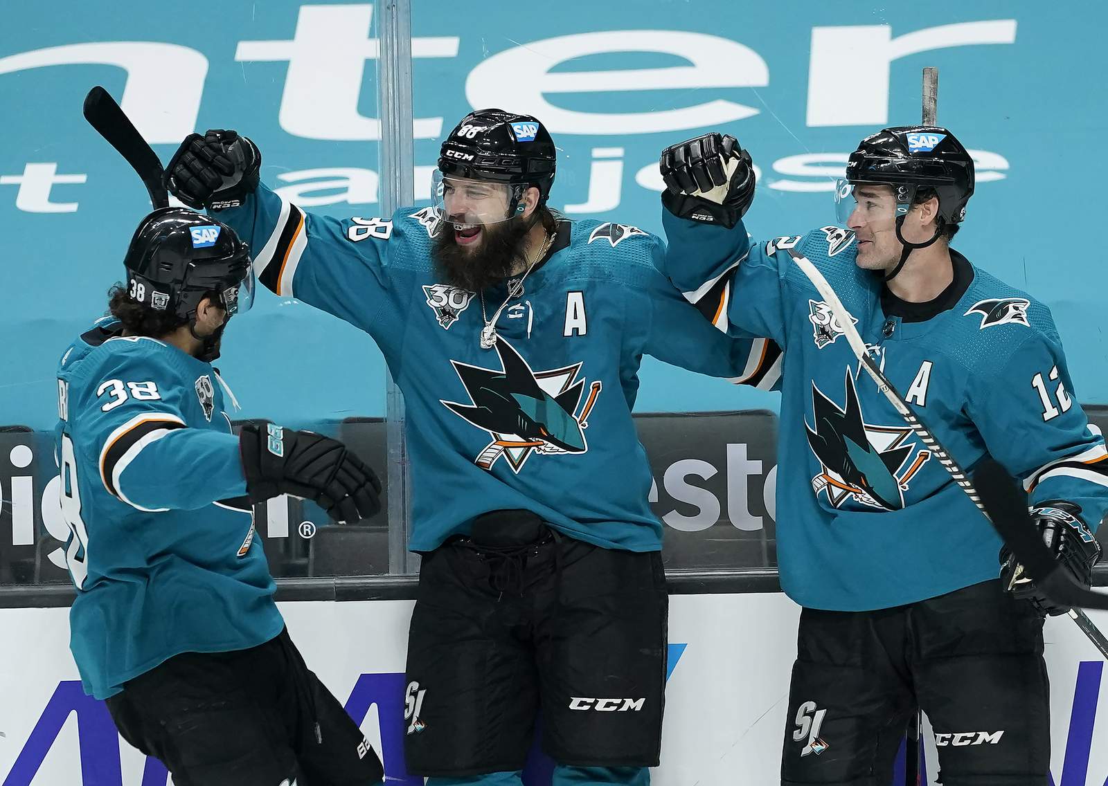 The Latest: Sharks back at practice, play Sat night vs Blues