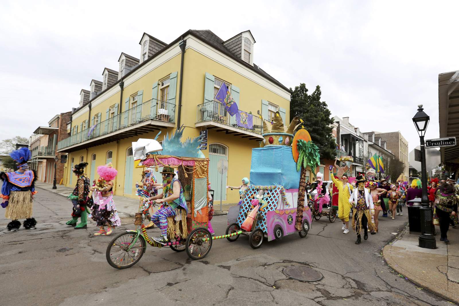 Pandemic-era Mardi Gras: No big crowds, but plenty of cake