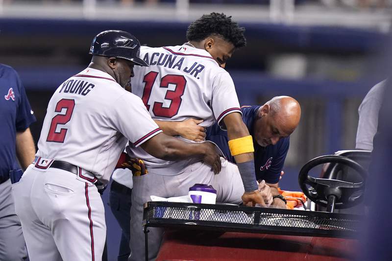 Braves try to adjust after Acuña's season-ending injury