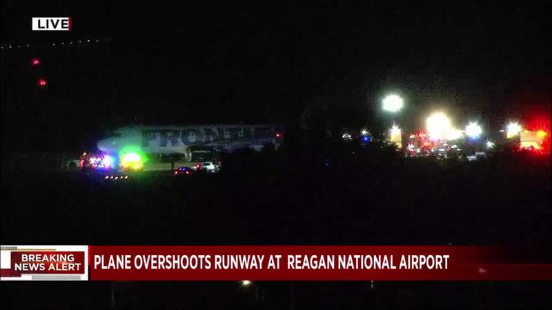 Frontier Airlines flight has rough landing at Ronald Reagan Washington National Airport
