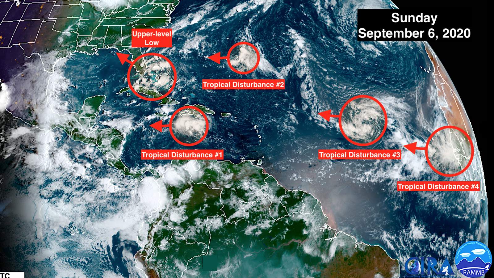 Norcross: There are 4 disturbances to watch spread across the Atlantic