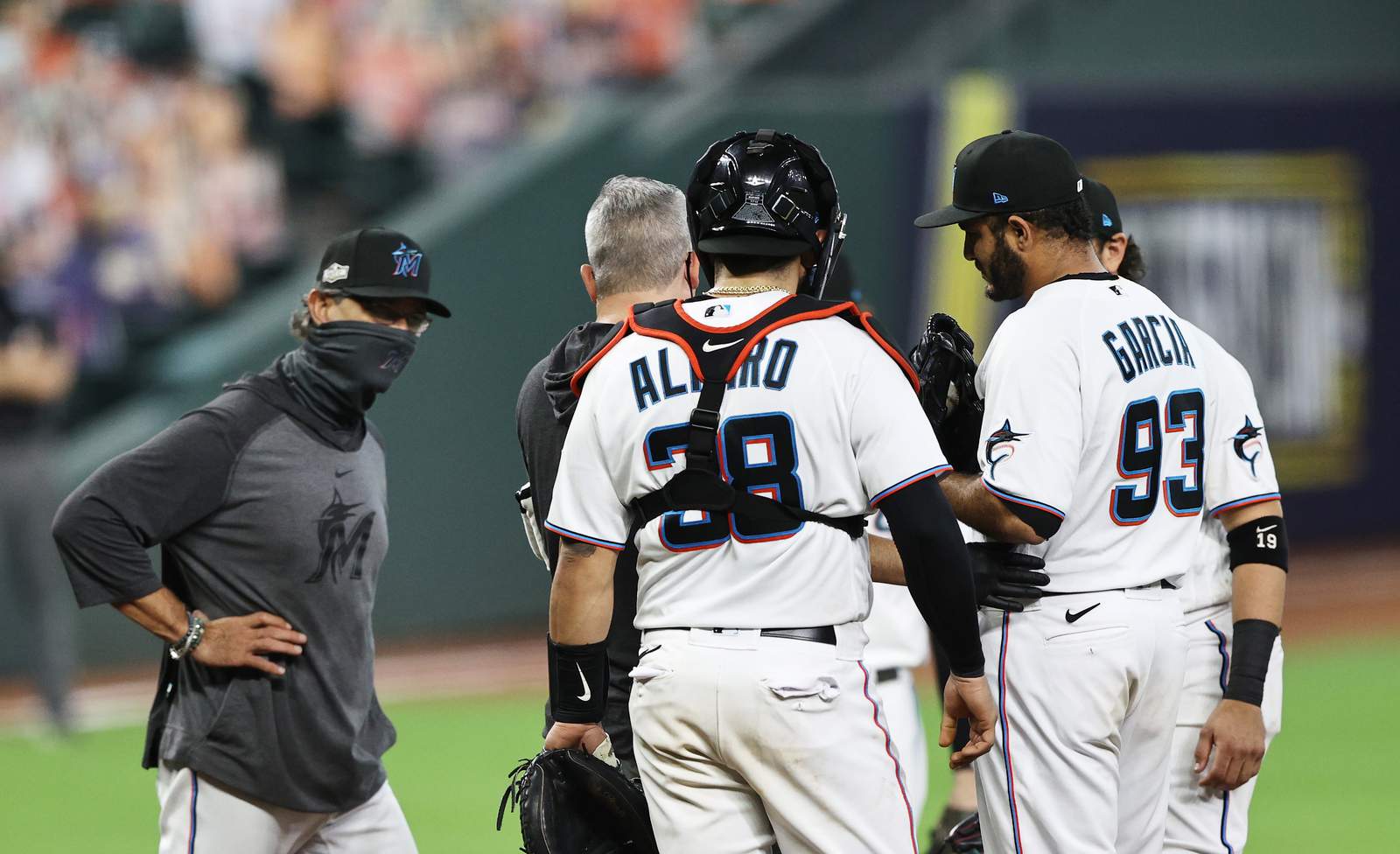 Marlins lose a postseason series for the first time, swept by Braves in NLDS
