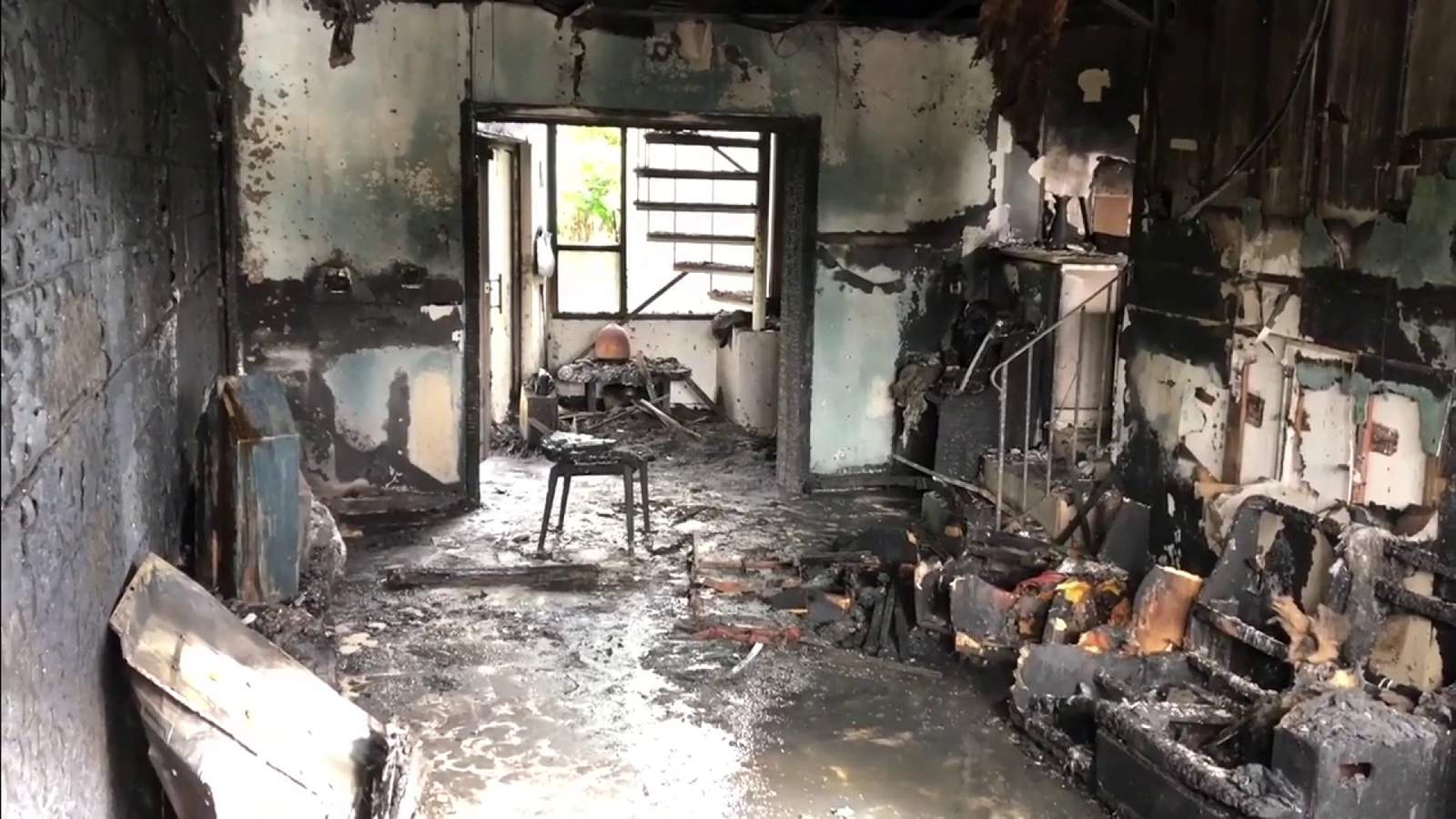 Bay Harbor Islands home goes up in flames, elderly couple escapes