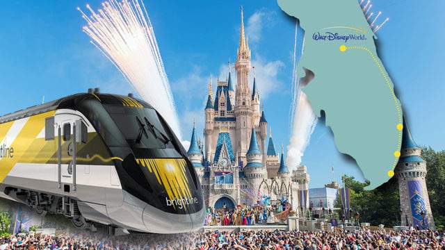 Miami to Disney? Brightline announces station that would connect South Florida to Mickey Mouse