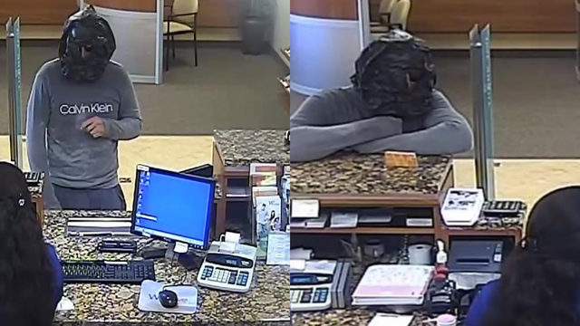 Robber With Plastic Bag Over Head Targets Wilton Manors Bank
